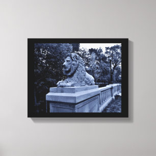 Pensive Lion Canvas Print