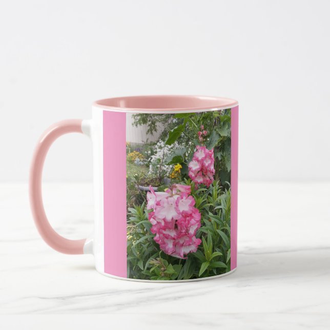 Penstemon Flower Garden floral Birthday Nature Mug (Left)