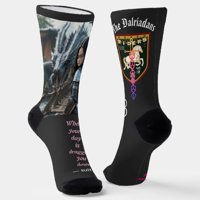 Penster T-Shirt Socks (Angled)