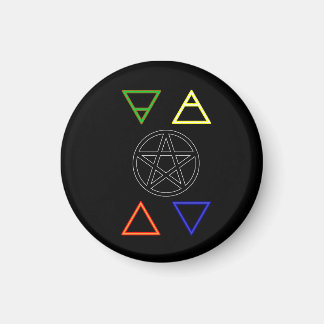 Pentacle and Elements magnet