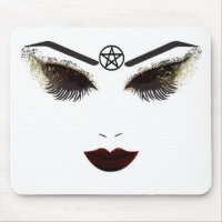 Pentacle Beauty Face Lashes & Dark Lips Makeup