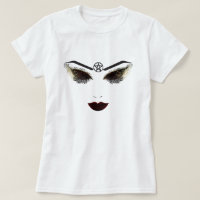 Pentacle Beauty Face Lashes & Dark Lips Makeup