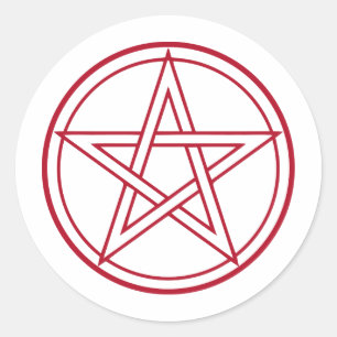 Pentacle Classic Round Sticker