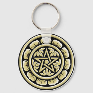 Pentacle Key Ring