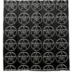 Pentacle Tree Of Life Shower Curtain