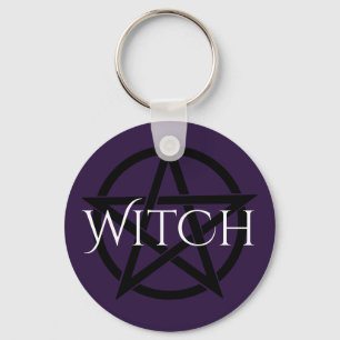 Pentacle Witch keychain