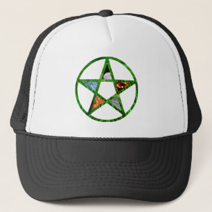 Pentacle with Elements Trucker Hat
