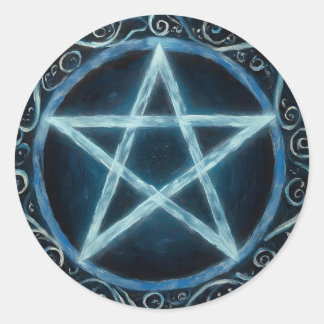 Pentacles4Pagans Classic Round Sticker