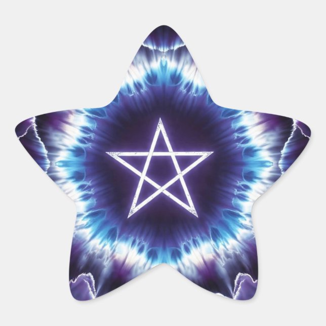 Pentacles4Pagans Star Sticker (Front)
