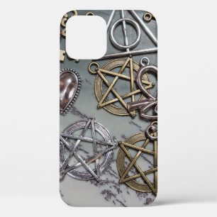 Pentacles on Dendritic Opal  iPhone 12 Pro Case