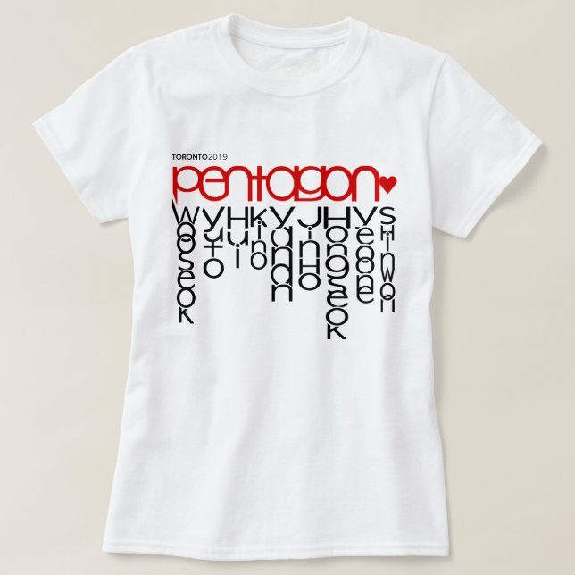 Pentagon Toronto 2019 T-Shirt (Design Front)