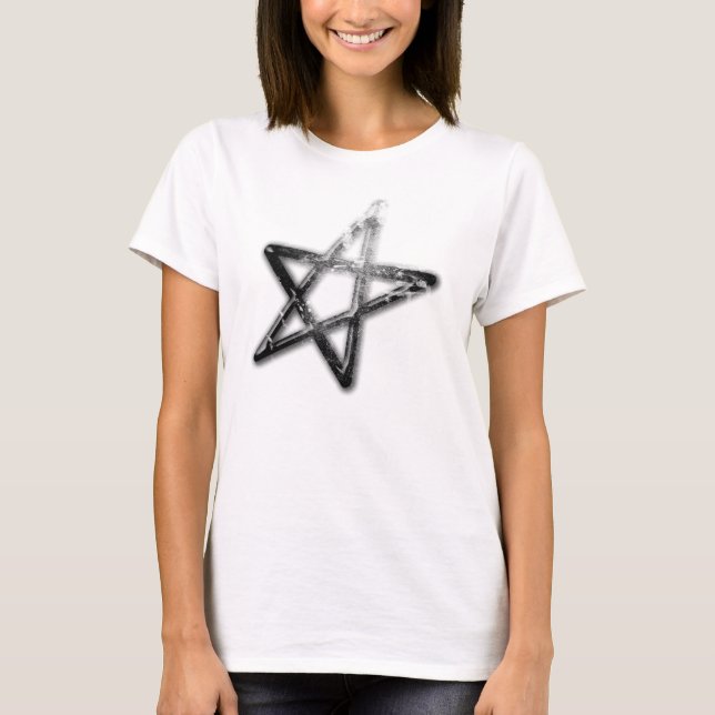 Pentagram black girls T-Shirt (Front)