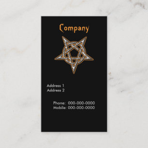 Pentagram Business Card