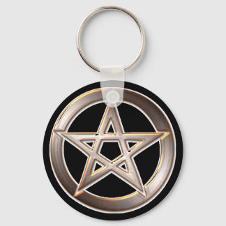 pentagram key chain
