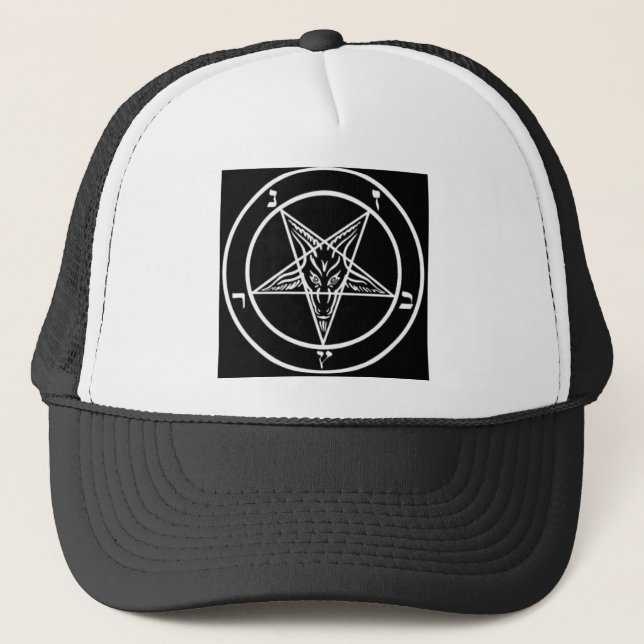 Pentagram of Baphomet Trucker Hat (Front)