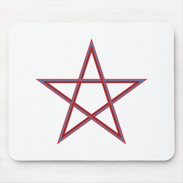 pentagram pentagram mouse mat (Front)