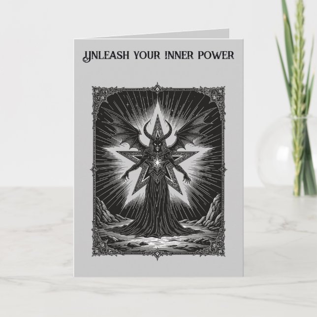 Pentagram Pulse Decarabia Rising Card (Front)
