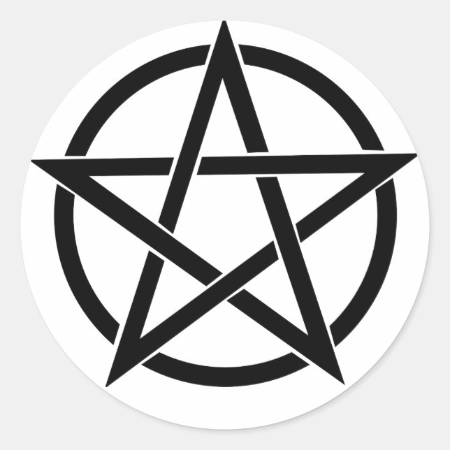 Pentagram Sticker (Front)