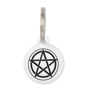 Pentagram Symbol - Five-Pointed Star Pet Tag