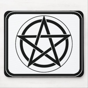 Pentagram Symbol Mouse Mat