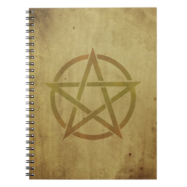 Pentagram Textured Notebook (Front)