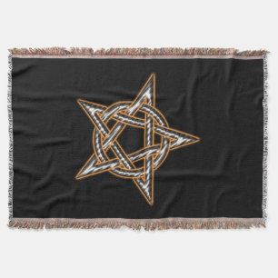 Pentagram Throw Blanket