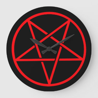 Pentagram wall clock
