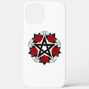 Pentagram with Red Roses iPhone 12 Pro Max Case