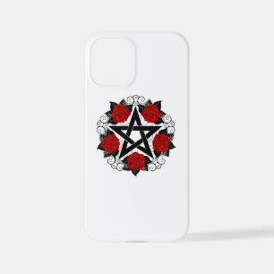 Pentagram with Red Roses iPhone 12 Mini Case