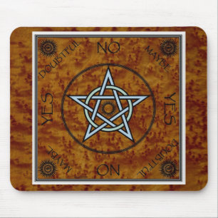 Pentangle Pentagram Witchcraft Divination Dowsing Mouse Mat