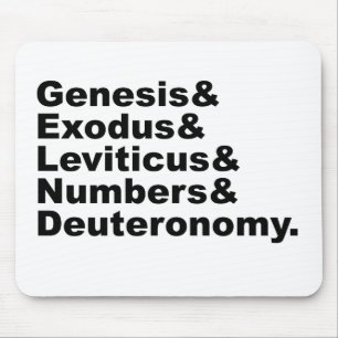Pentateuch   Genesis Exodus Leviticus Numbers... Mouse Mat