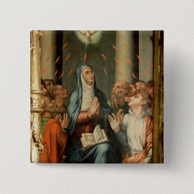 Pentecost 15 Cm Square Badge (Front)
