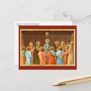 Pentecost:  Descent of the Holy Spirit (SB 01) Postcard