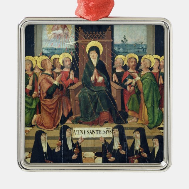 Pentecost Metal Tree Decoration (Front)