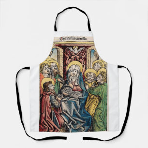 Pentecost scene after Easter Sunday Apron