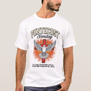 Pentecost Sunday Dove Cross Vintage Shirt