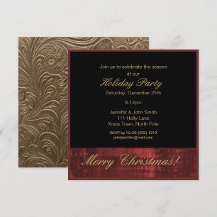 Penthouse Suite Christmas Holiday Party Invitation