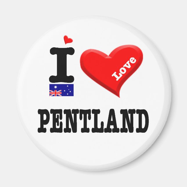 PENTLAND - I Love Magnet (Front)