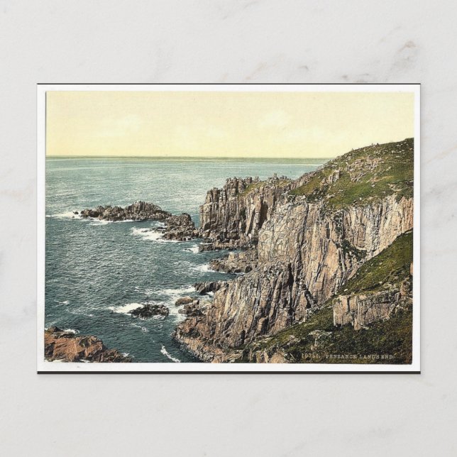 Penzance, Land's End, Cornwall, England classic Ph Postcard (Front)