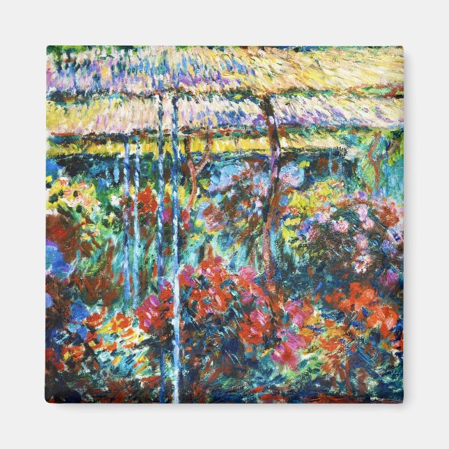 Peonies, 1887 Claude Monet cool, old, master Magnet (Front)