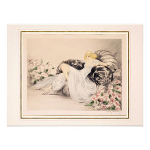 Peonies, 1935 by Louis Icart Photo Print