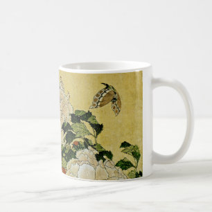 Peonies and Butterfly Coffee Mug