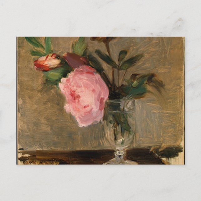 Peonies Berthe Morisot Fine Art Postcard (Front)