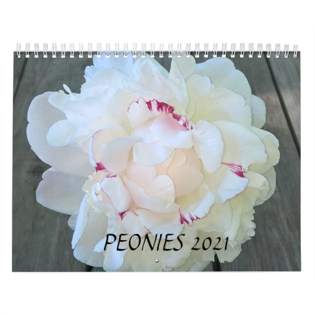 Peonies Calendar 2021 (Cover)