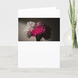 Peonies, card