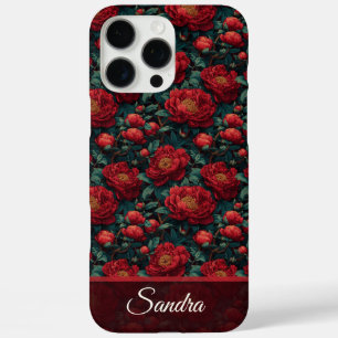Peonies Custom Name Iphone Case For Iphone Users