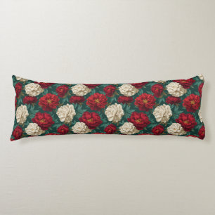 Peonies Floral Beach House Decor Modern Floor Body Cushion