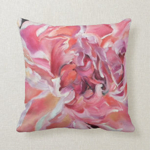 Peonies Floral Pillow