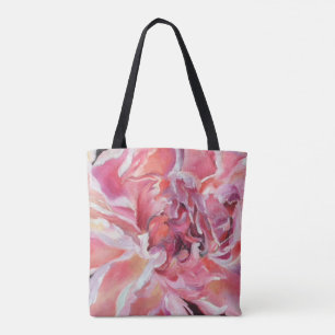 Peonies Floral Tote Bag