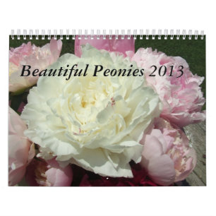 Peonies Flower Calendar 2013